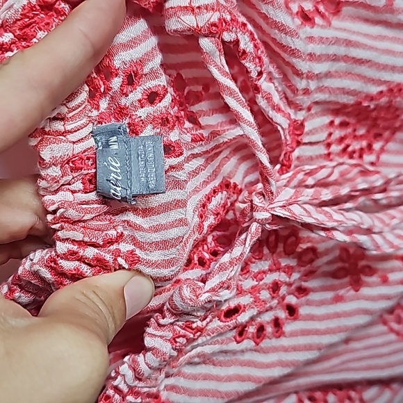 Aerie 100% Cotton Lace Tank in Women's Size Medium EUC - Picture 2 of 3